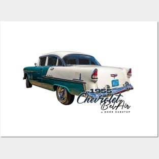 1955 Chevrolet Bel Air 4 Door Sedan Posters and Art